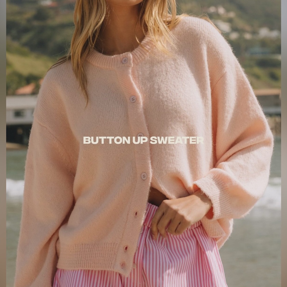 Daily Drills button up sweater